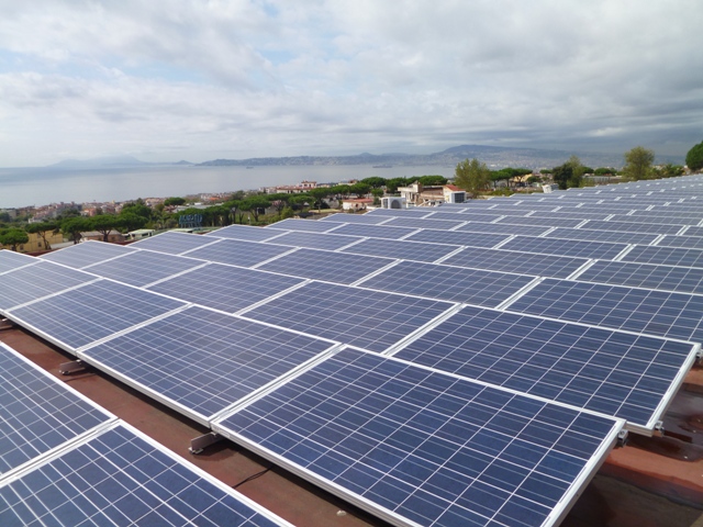 impianto fotovoltaico Mercato dei Fiori Ercolano